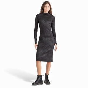 G-STAR RAW COATED RIB DRESS
color: DK BLACK/SHINY BLACK NWT SIZE LARGE